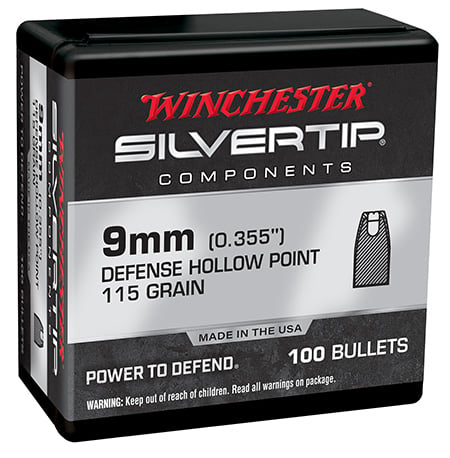 WINCHESTER BUL 9MM 115 STHP 100/10
