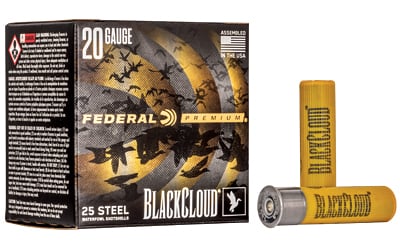 FED BLK CLOUD 20GA 3 2 25/250