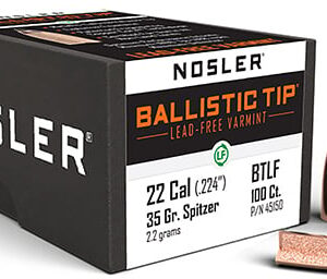 NOSLER LEAD FREE 22 35 BT 100