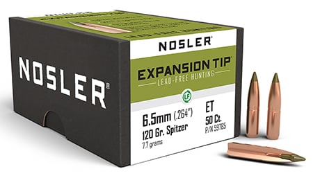 NOSLER E TIP 6.5MM 120 LF 50