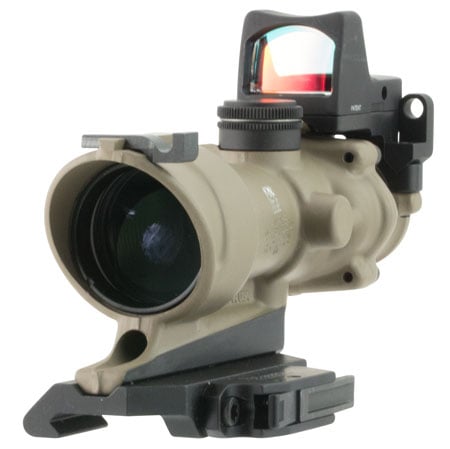 TRIJICON TA01ECOS CMBO 4X32/RMR2 3.25MOA FDE