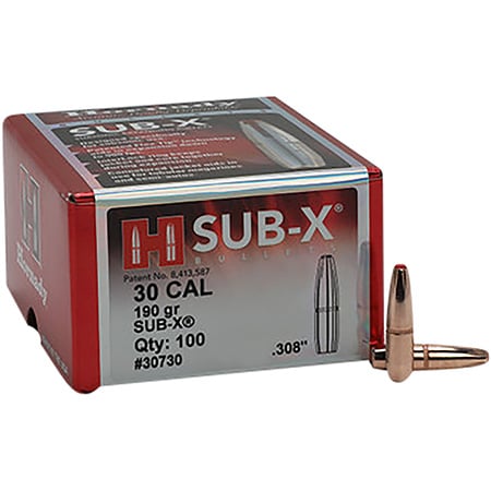HORNADY BULL .308 190 SUB X 100/15