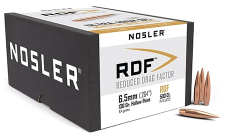 NOSLER RDF MATCH 6.5MM 130 HPBT 500