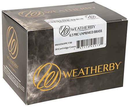 WEATHERBY UP BRASS 6.5 PRC 50