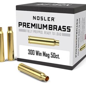 NOSLER CUSTOM BRASS 300 WIN MAG 50