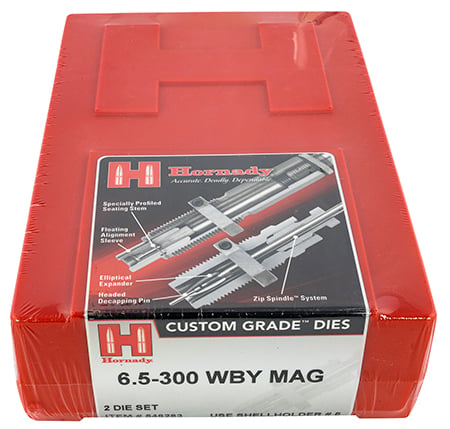 HORNADY SER4 2 DIE SET 6.5 300 WEATHERBY