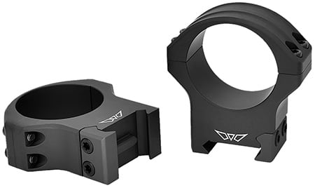 WARNE 34MM, PA, HIGH MATTE RINGS BLK
