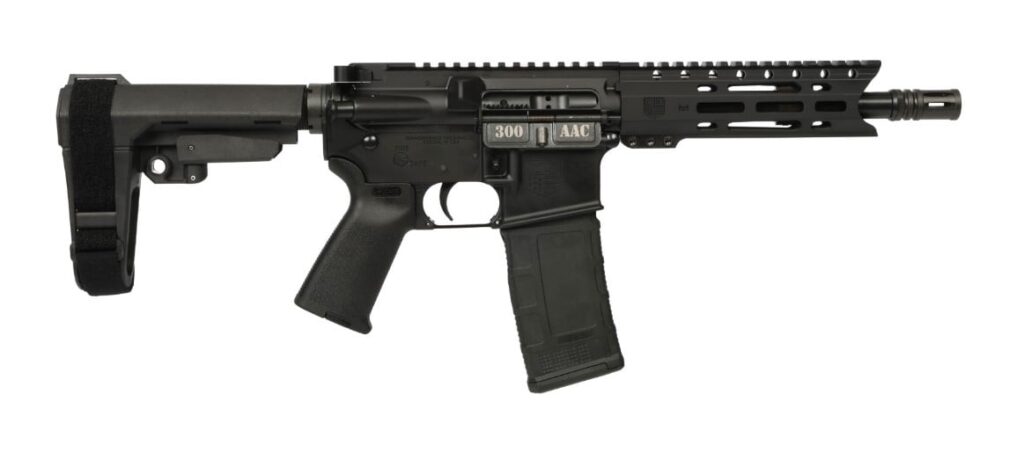 DIAMONDBACK DB 15 PIST 300BLK BLK 8" SBA3