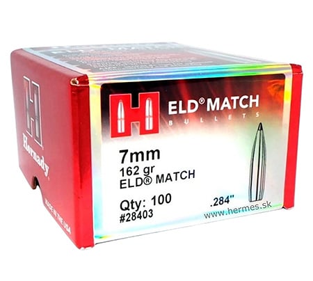 HORNADY BULL .284 162 ELD M 100/15