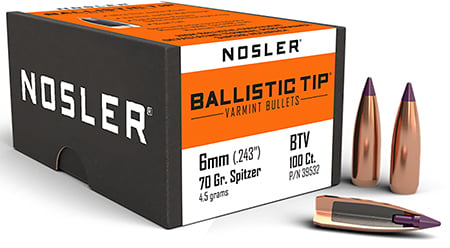 NOSLER BLSTC VAR 6MM 70 SPTZR 100