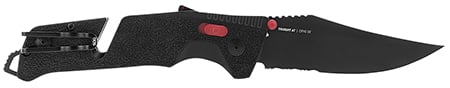 SOG 11 12 02 41 TRIDENT AT BLK/RED SERRATED