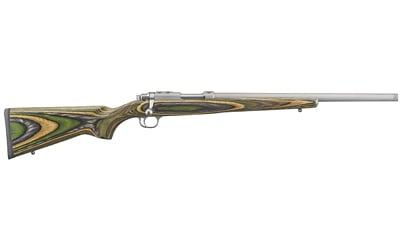 RUGER 77/17 17HORN 18.5 6RD STS/GRN