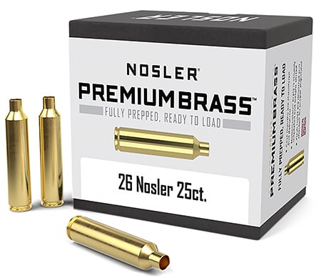NOSLER CUSTOM BRASS 26 25/16