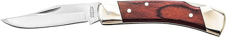 UNH 3 3/4" SMOKEY LOCKBACK W/ LEA