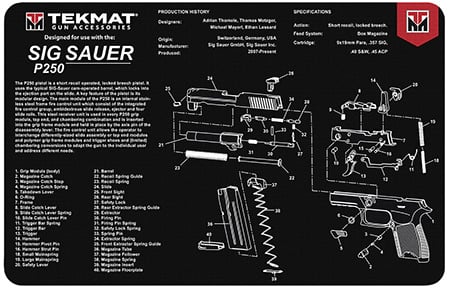 TEKMAT TEK R17 SIGP250 17X11 SIG P250