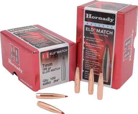 HORNADY BULL .284 180 ELD M 100/15