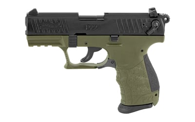 WAL P22Q 22LR 3.42 10RD MLTRY GRN