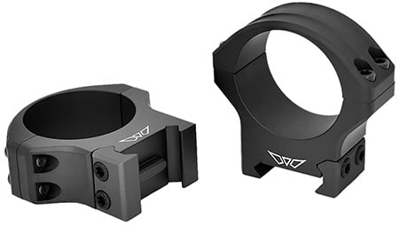 WARNE 34MM, PA, MEDIUM MATTE RINGS BLK