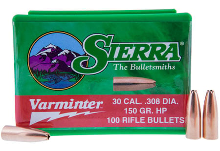 SIERRA .308 150 HP VARMINTER 100