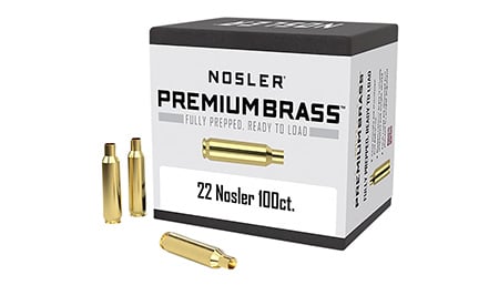 NOSLER CUSTOM BRASS 22 NOSLERLER 100