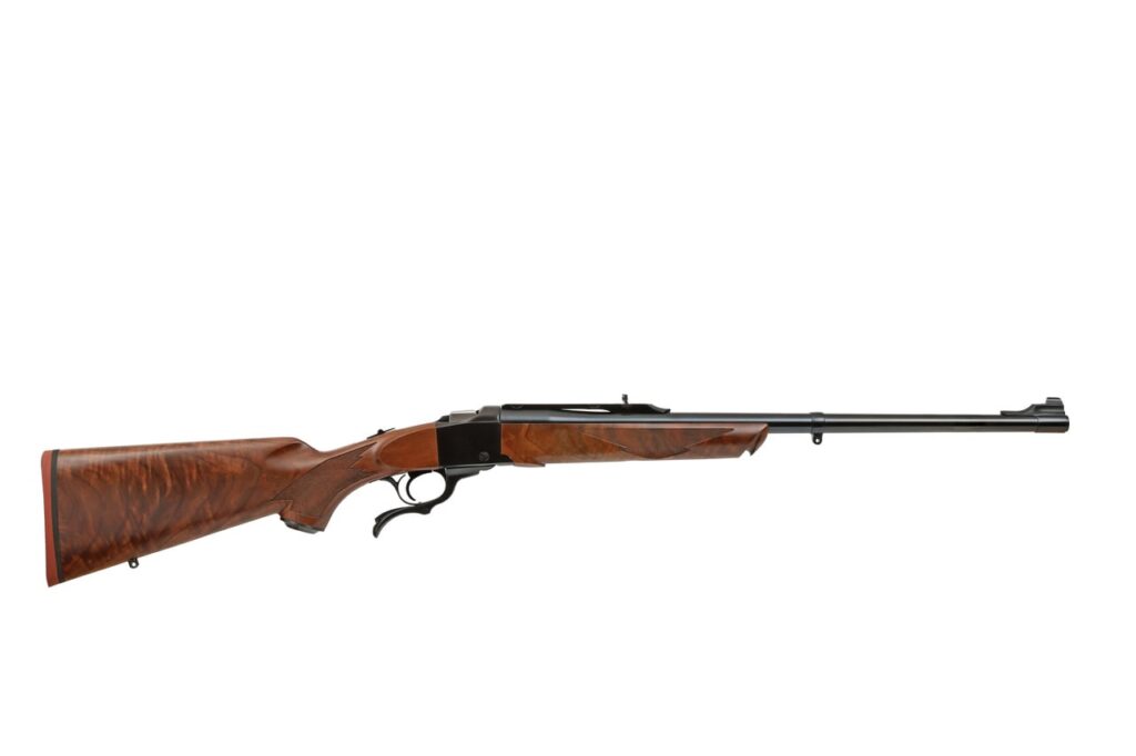 RUGER 1S MED SPORT 348 WIN BL/WD 23"