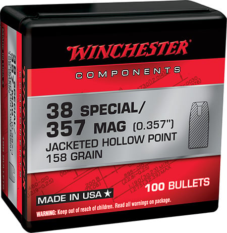 WINCHESTER BUL 357 158 HP RETL 100/10
