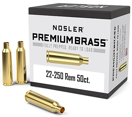 NOSLER CUSTOM BRASS 22 250 50