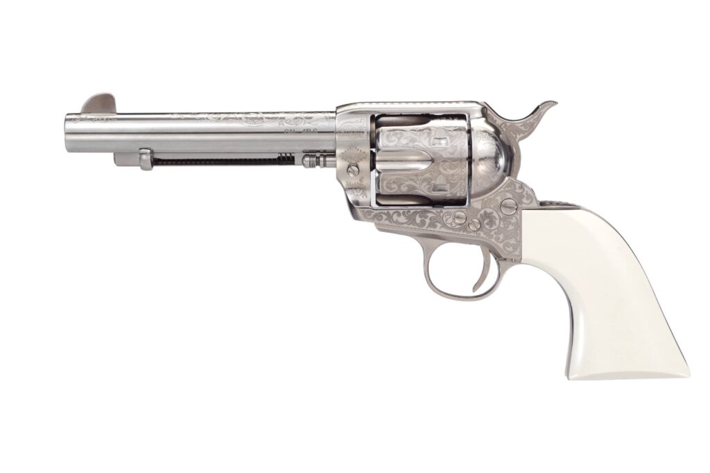 TAYLORS AND COMPANY OUTLAW LEG 357MAG NK/IVORY 5.5