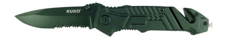 RUKO 440A 3 1/4"BLK RUBBER FOLDING