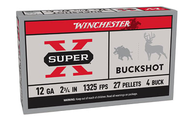 WIN SUPERX 12GA 2.75 4BK 27PL 5/250