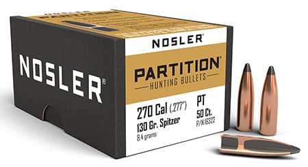 NOSLER PARTITION 270 130 SPTZR 50