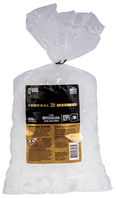 FEDERAL 12 PODIUM WAD 1OZ 500/10
