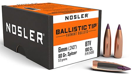 NOSLER BLSTC VAR 6MM 80 SPTZR 100