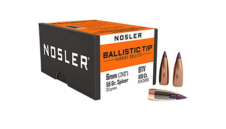 NOSLER BLSTC VAR 6MM 55 SPTZR 100