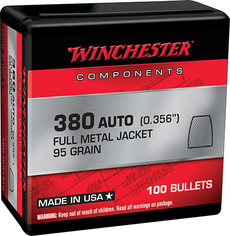 WINCHESTER BUL 380 95 FMJ 100/10
