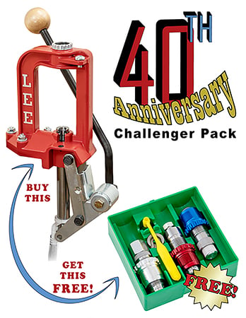 LEE CHALLENGER PRESS W/BREECH LK/ 9MM DIES