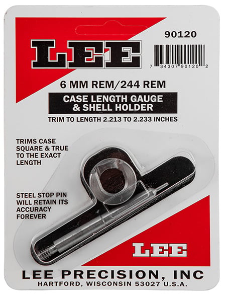 LEE GAUGE/HOLDER 6MM REM