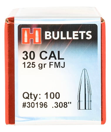 HORNADY BULL .308 125 FMJ 100/25