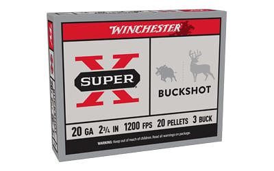 WIN SUPERX 20GA 2.75 3BK 20PL 5/250