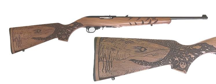 RUGER 10/22 GREAT WHITE 22LR BL/WD