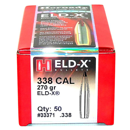 HORNADY BULL .338 270 ELD X 50/15