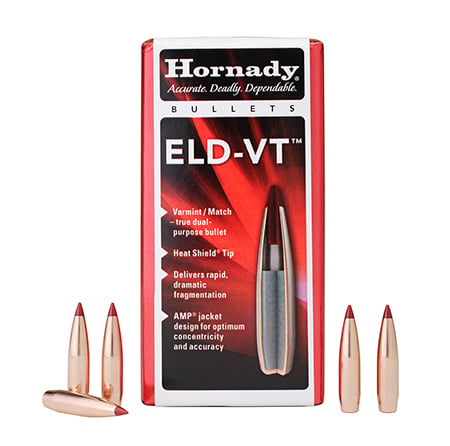 HORNADY BULL .224 62 ELD VT 100/25