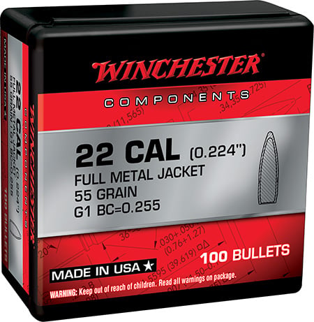 WINCHESTER BUL 5.56 55 FMJ RTL 100/10