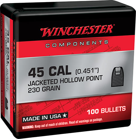 WINCHESTER BUL 45 230 JHP RETL 100/10