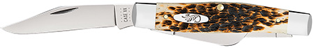 CASE 00 AMBER BONE PEACH SEED JIG LRG STOCKMAN
