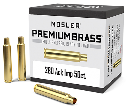 NOSLER CUSTOM BRASS 280 ACK 50