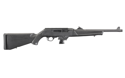 RUGER PC 9MM 16.12 10RD BL THRD FLT