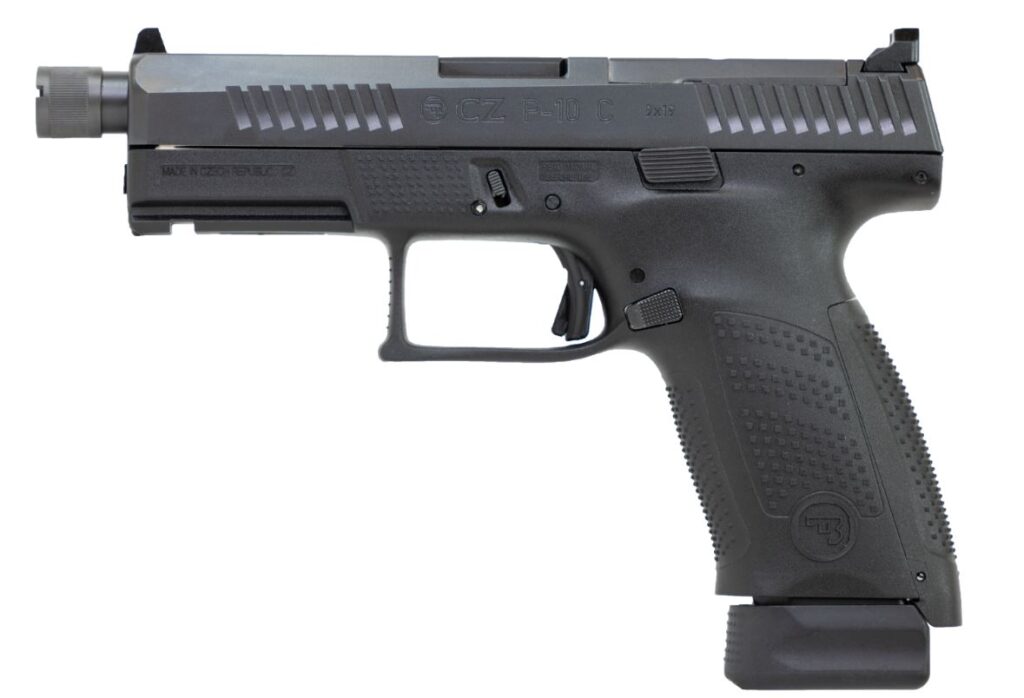 CZ P 10 C 9MM BLK 15+1 4" OR SR