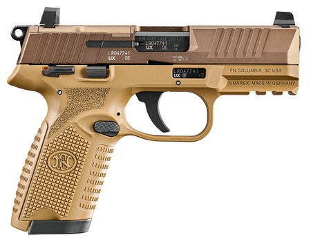 FN 502 MRD 22LR 4" 10R FDE