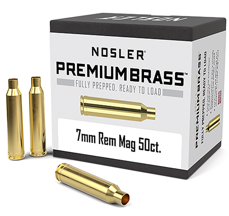 NOSLER CUSTOM BRASS 7MM REM MAG 50